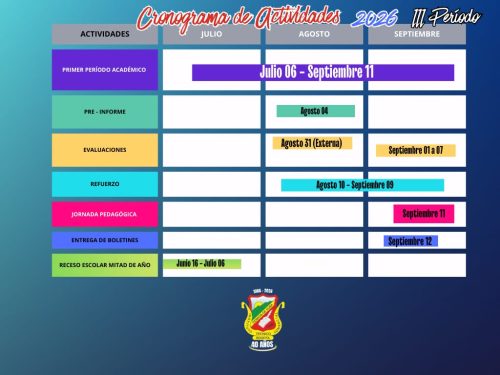 Tercero Periodo 2026